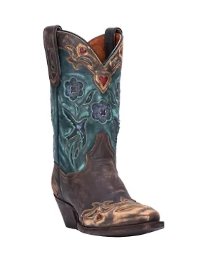 Vintage Bluebird Leather Boots