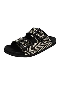 Gwen 2 Strap Footbed Sandals