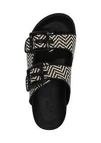 Gwen 2 Strap Footbed Sandals