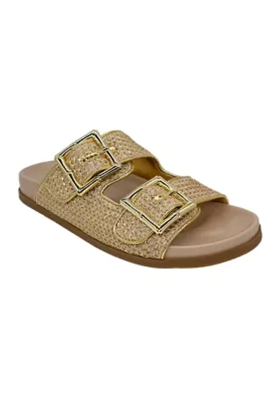Gwen 2 Strap Footbed Sandals