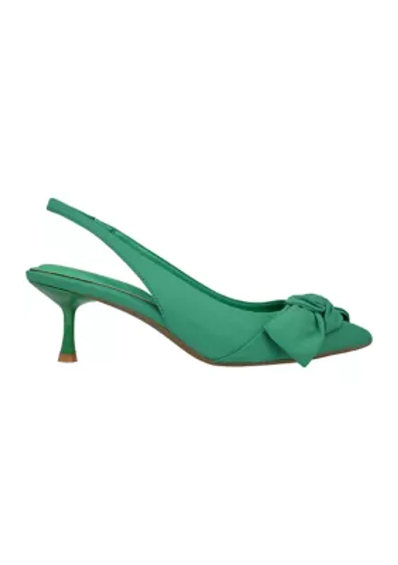 Melody Bow Slingback Heels