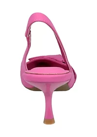 Melody Bow Slingback Heels