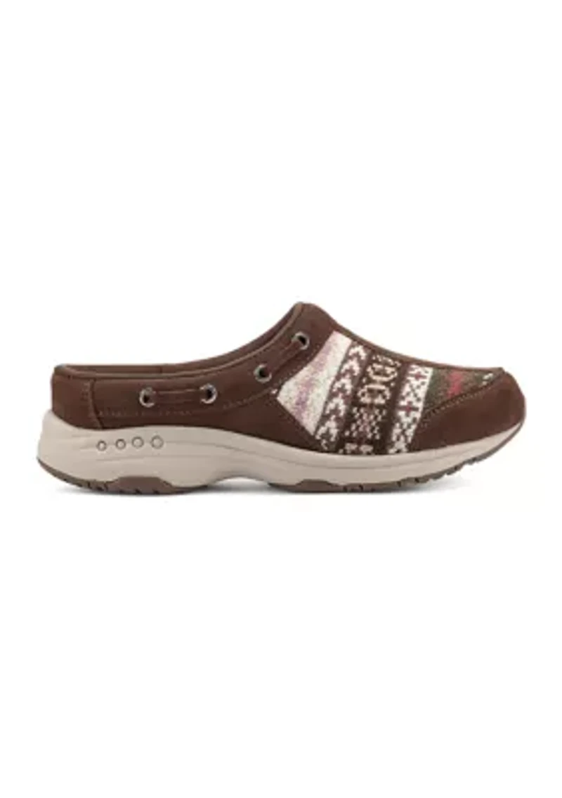 Travelport Round Toe Casual Slip-on Mules