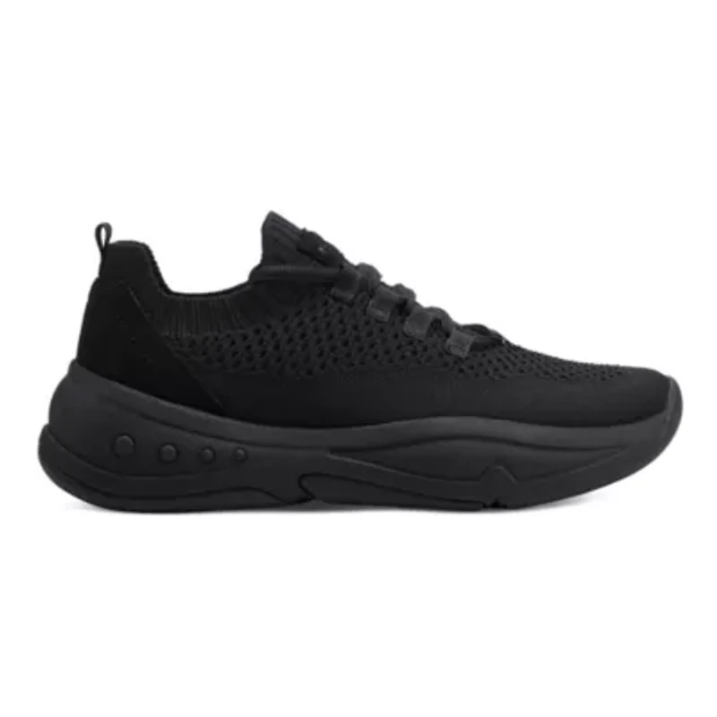 Power Round Toe Lace-Up Platform Sneakers