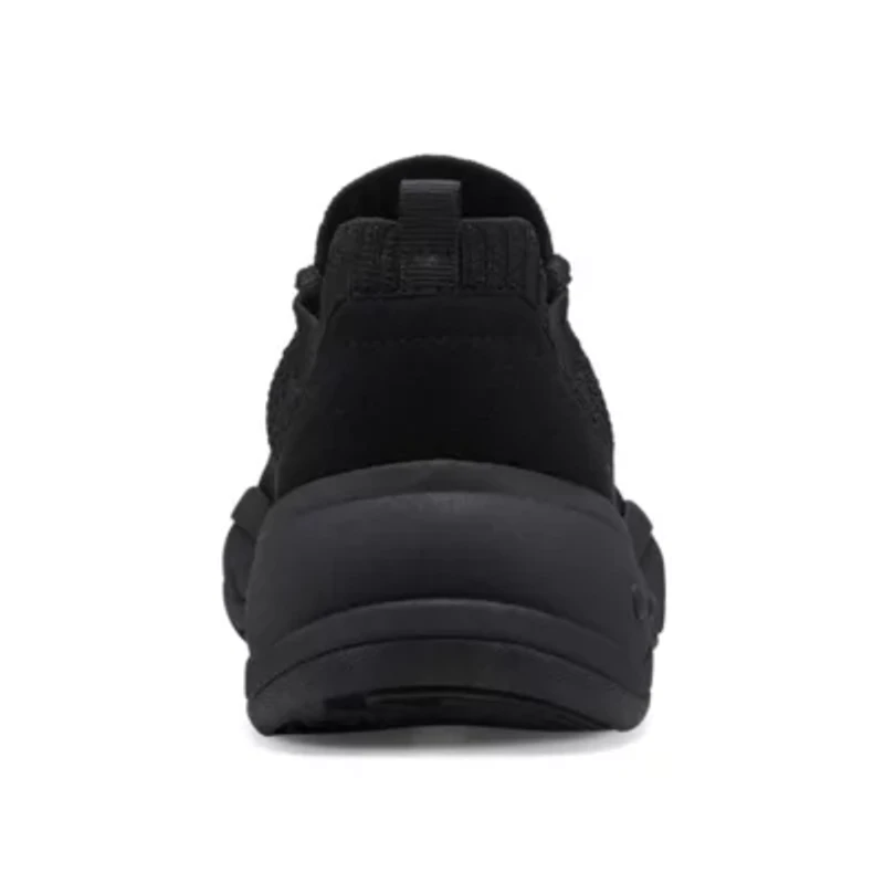 Power Round Toe Lace-Up Platform Sneakers