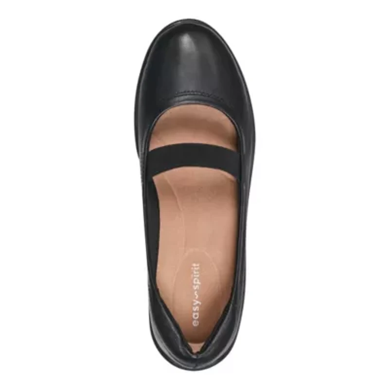 Golden Round Toe Casual Ballet Flats