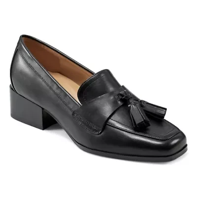 Drew eFlex Block Heel Slip-on Dress Loafers