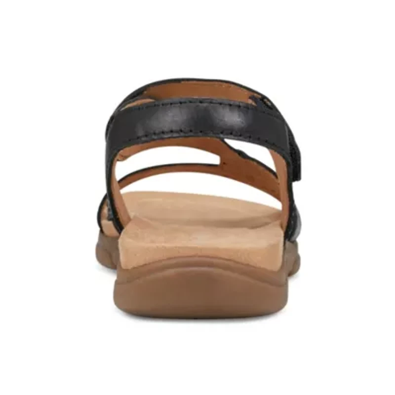 Minny Round Toe Casual Flat Sandals