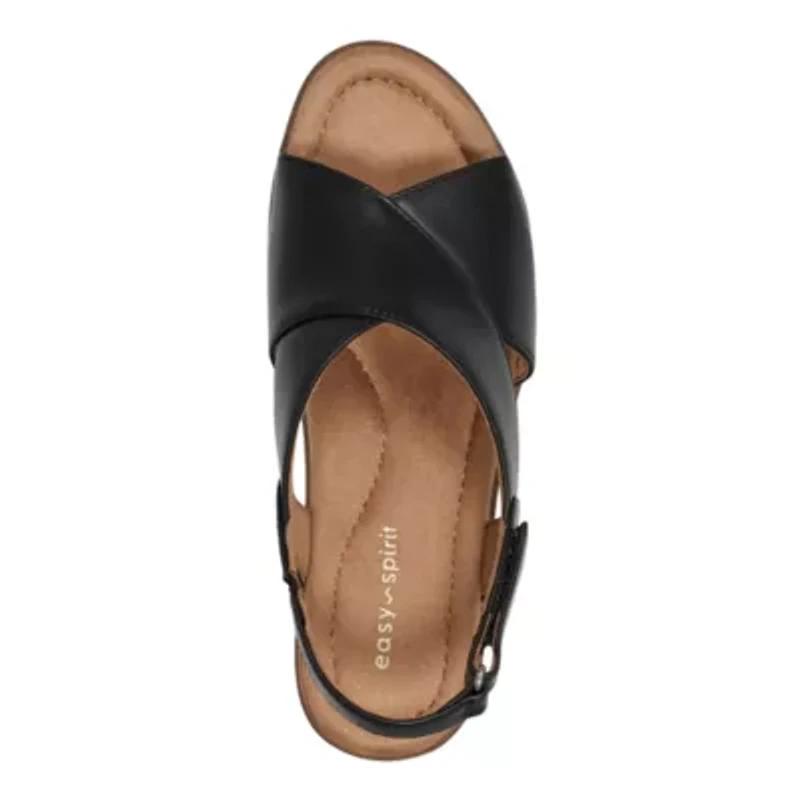 Chantal Open Toe Strappy Block Heel Sandals