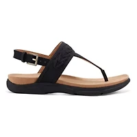 Monte Round Toe Thong Strap Sandals