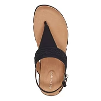 Monte Round Toe Thong Strap Sandals