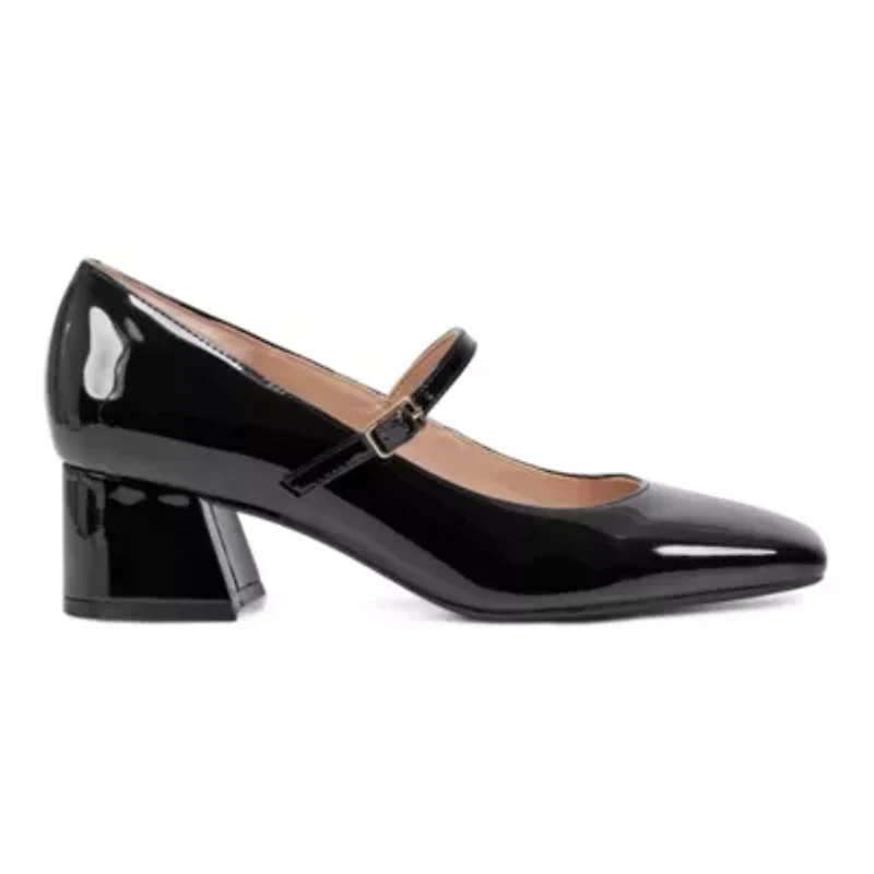 Marlay Block Heel Square Toe Dress Pumps