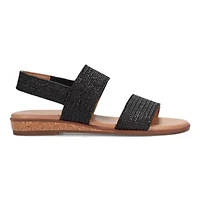 Lana Open Toe Slingback Flat Casual Sandals
