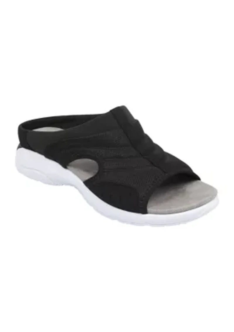 Traciee Round Toe Casual Flat Sandals
