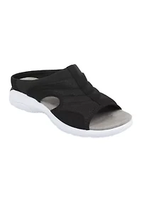 Traciee Round Toe Casual Flat Sandals