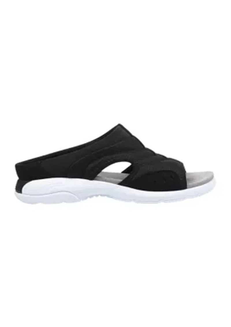 Traciee Round Toe Casual Flat Sandals