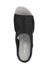 Traciee Round Toe Casual Flat Sandals