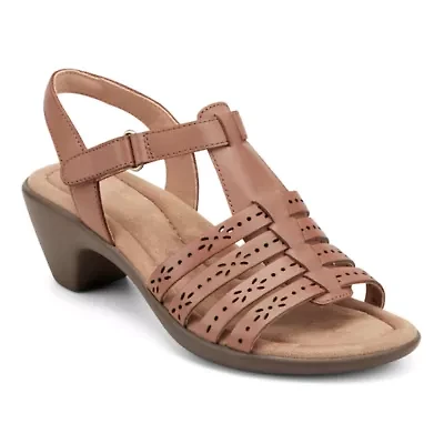 Cortney Open Toe Strappy Block Heel Sandals