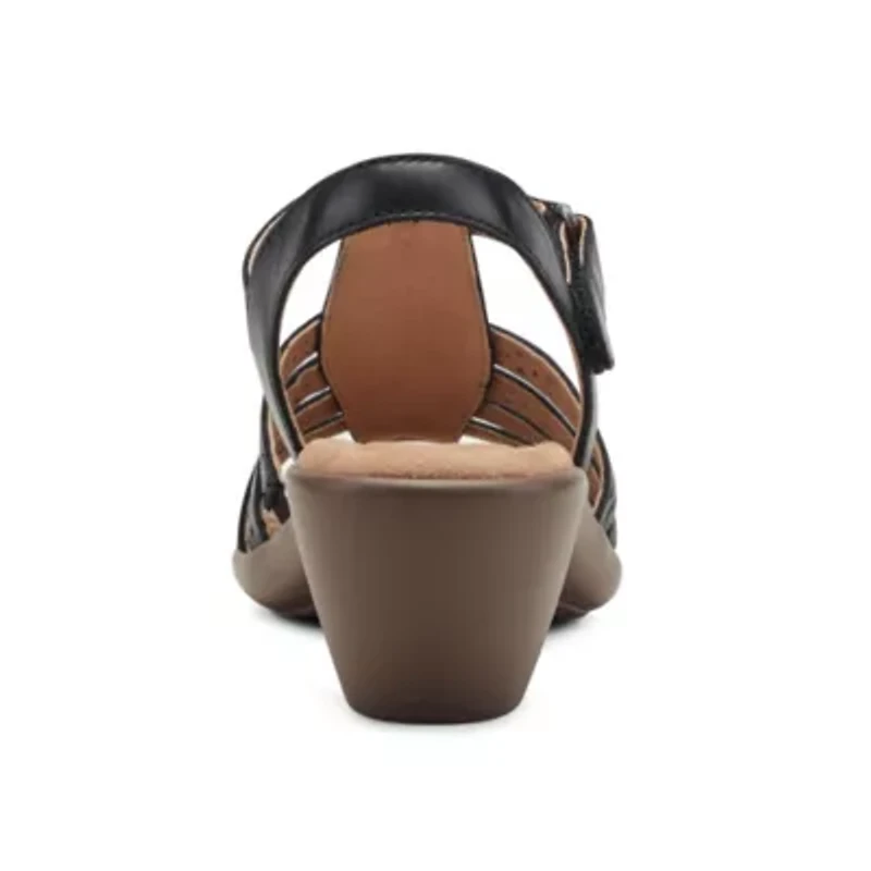 Cortney Open Toe Strappy Block Heel Sandals