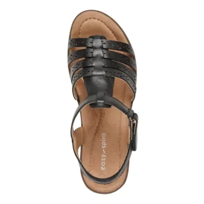 Cortney Open Toe Strappy Block Heel Sandals