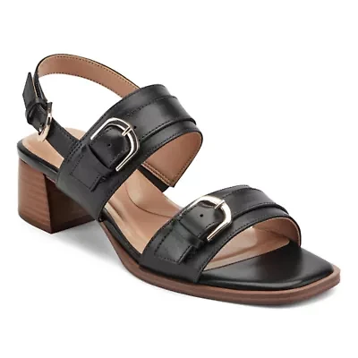 Hadiya eFlex Block Heel Tailored Dress Sandals