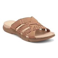 Melinna Strappy Slip-on Casual Flat Sandals