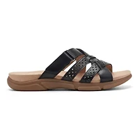 Melinna Strappy Slip-on Casual Flat Sandals