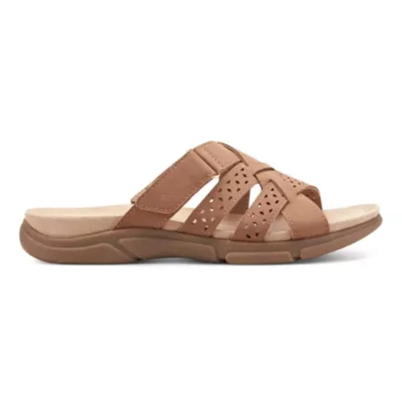 Melinna Strappy Slip-on Casual Flat Sandals
