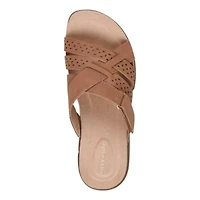 Melinna Strappy Slip-on Casual Flat Sandals