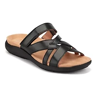 Waylin Round Toe Slip-on Casual Flat Sandals