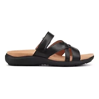 Waylin Round Toe Slip-on Casual Flat Sandals