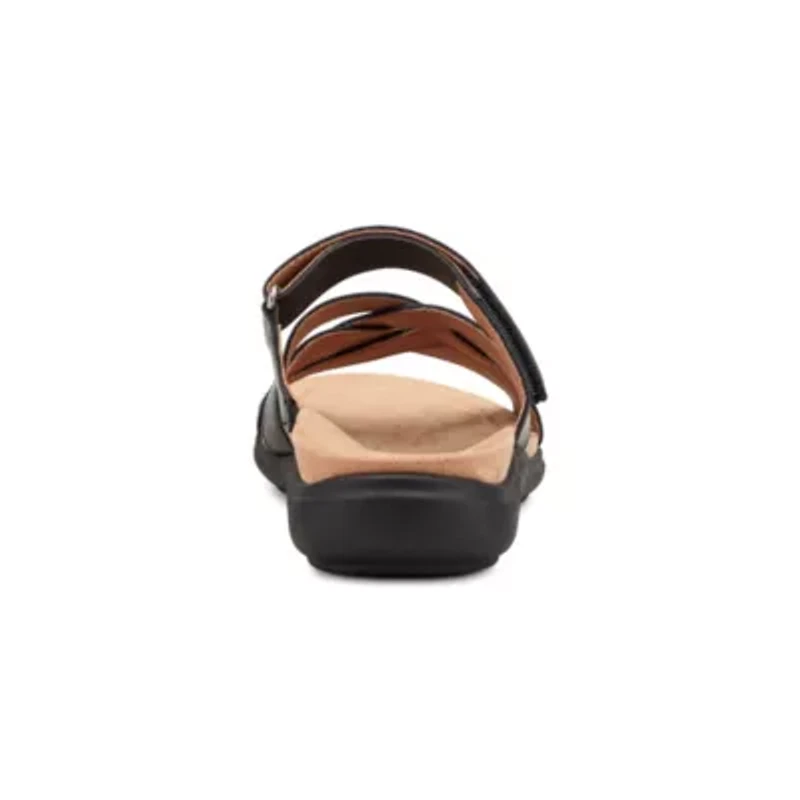 Waylin Round Toe Slip-on Casual Flat Sandals