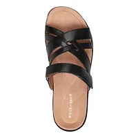Waylin Round Toe Slip-on Casual Flat Sandals