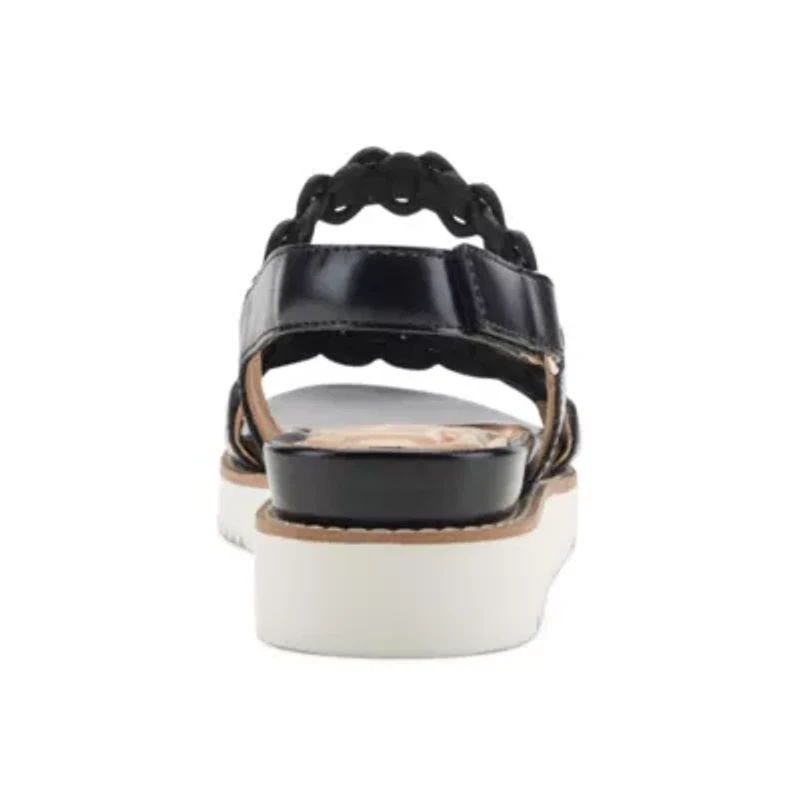 Warna Round Toe Casual Slingback Sandals