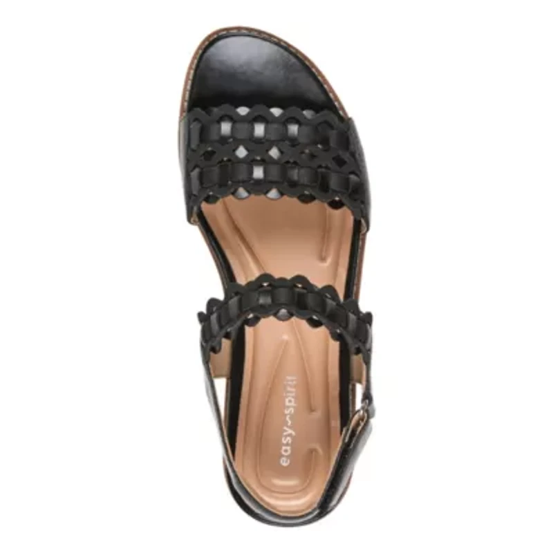 Warna Round Toe Casual Slingback Sandals