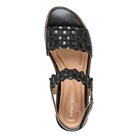 Warna Round Toe Casual Slingback Sandals