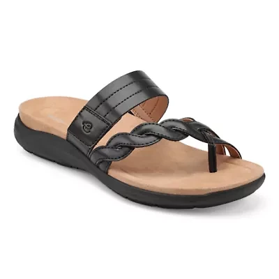 Waren Round Toe Casual Slip-on Sandals