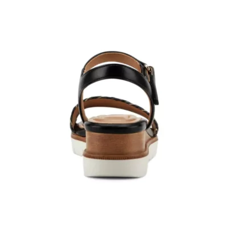Edythe Round Toe Wedge Casual Sandals
