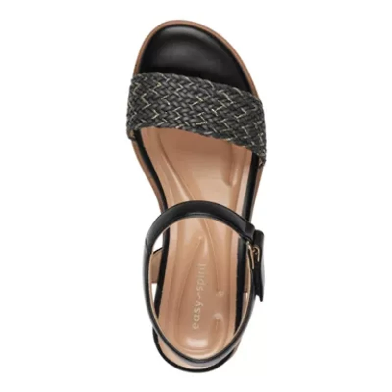 Edythe Round Toe Wedge Casual Sandals