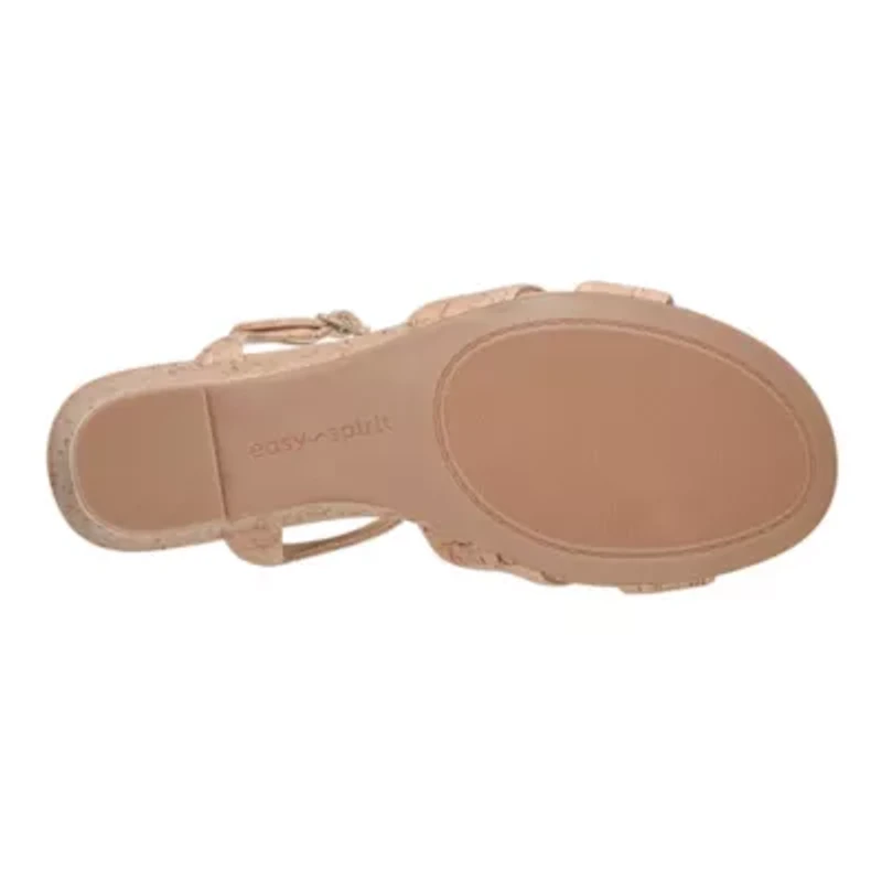 Noya Round Toe Dress Wedge Sandals