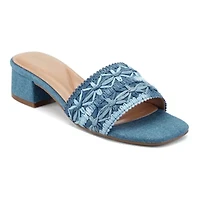 Rosario eFlex Slip-on Square Toe Dress Sandals