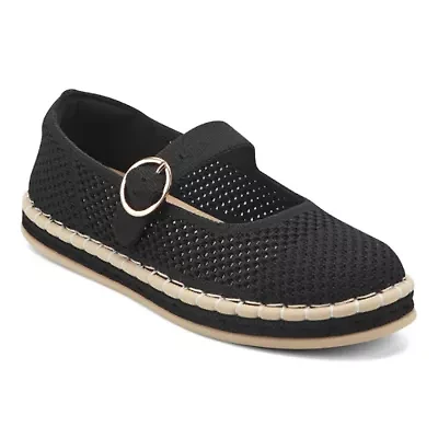 Francene Round Toe Casual Mary Jane Flats