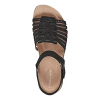 Mandie Round Toe Casual Strappy Flat Sandals