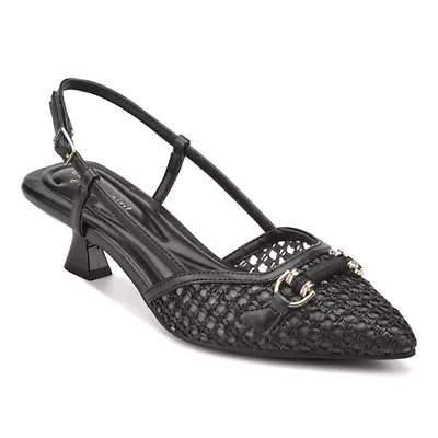 Hetty eFlex Pointy Toe Kitten Heel Dress Pumps