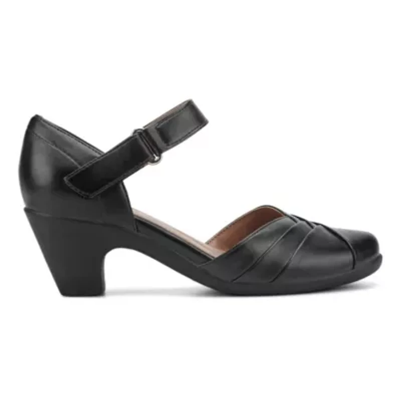 Carlota Block Heel Ankle Strap Dress Pumps