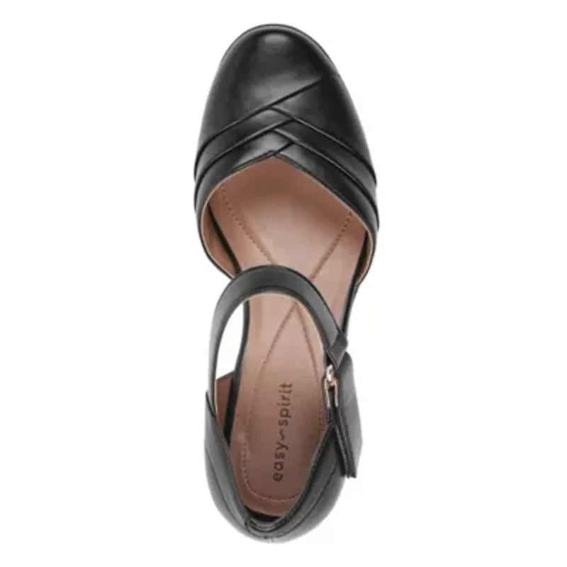 Carlota Block Heel Ankle Strap Dress Pumps