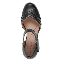 Carlota Block Heel Ankle Strap Dress Pumps