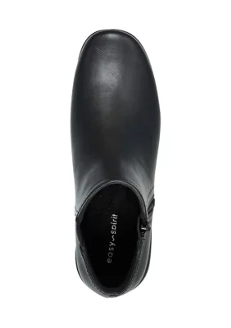 Alice Round Toe Casual Flat Booties