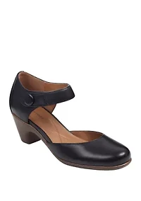 Clarice Mary Jane Block Heel Dress Pumps