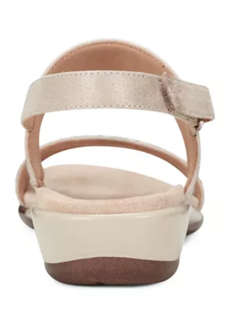 Haisley Open Toe Casual Flat Sandals